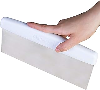 Anuncio Patrocinado - Bleteleh - Rascador para banco/masa, hoja de acero inoxidable, herramienta de cocina comercial con m...