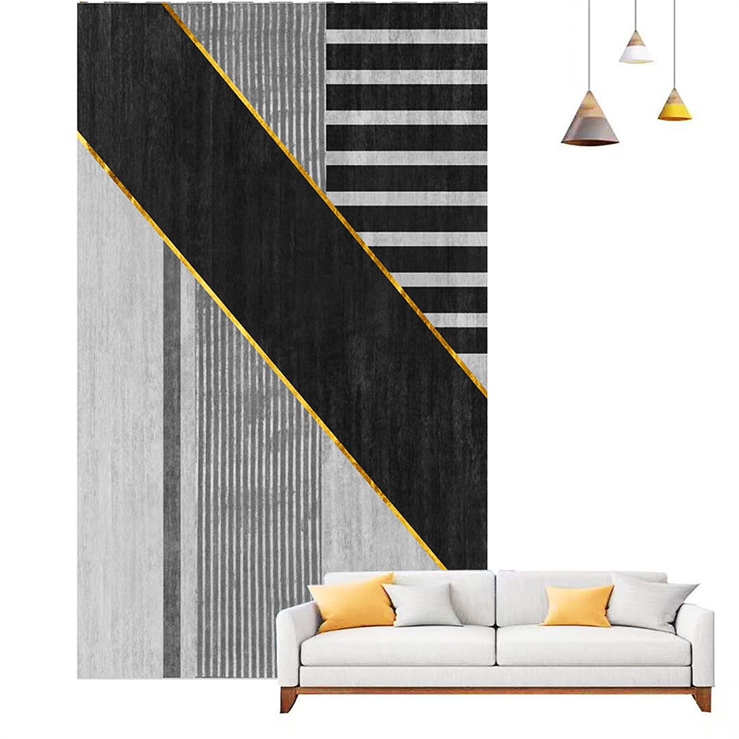Tappetini riscaldati elettrici sotto la scrivania, scaldapiedi riscaldati, tappeti riscaldanti elettrici, riscaldatori per dita dei piedi(C,80x120cm)