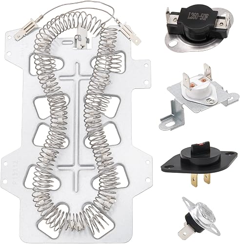 DV50F9A6EVW/A2 DV50F9A7EVP/A2 Dryer Heating Element Kit for Samsung