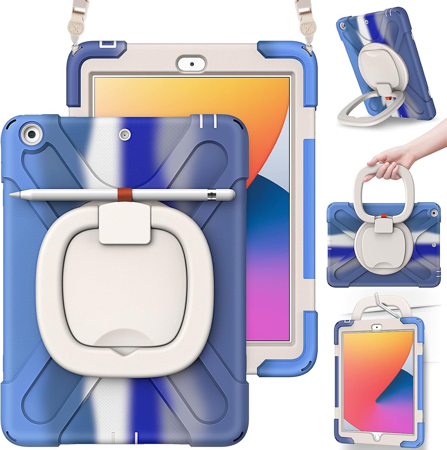 KENOBEE Case for iPad 9th/8th/7th Generation 10.2 Inch 2021/2020/ 2019