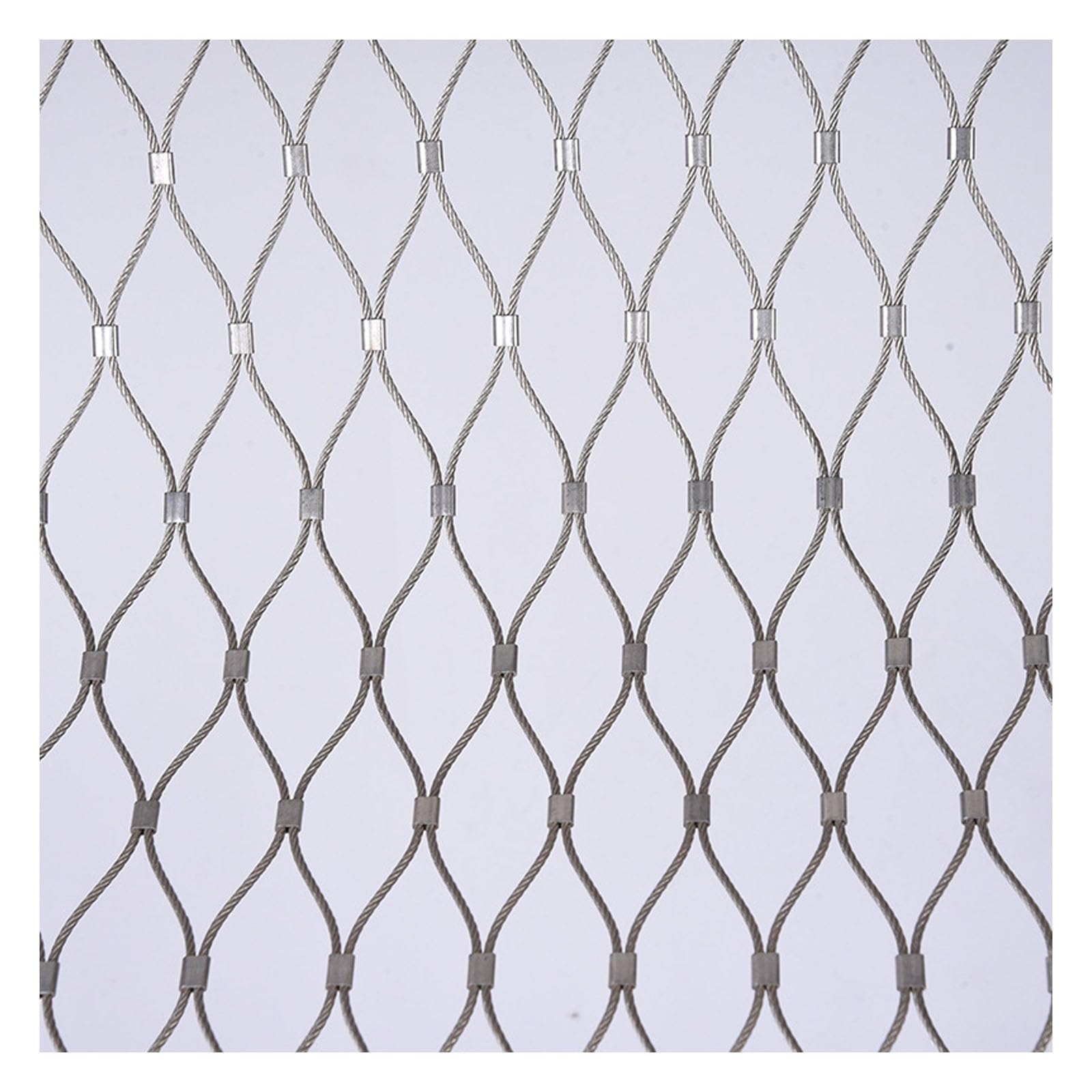 Garden Poultry Chicken Wire Netting, Deer Fencing Net, Balcony Protection Net, Stainless Steel Garden Netting, Stainless Steel Wire Rope Cable Mesh Netting, Animal (Size:2x3.0m,Color:Mesh hole 15cm)
