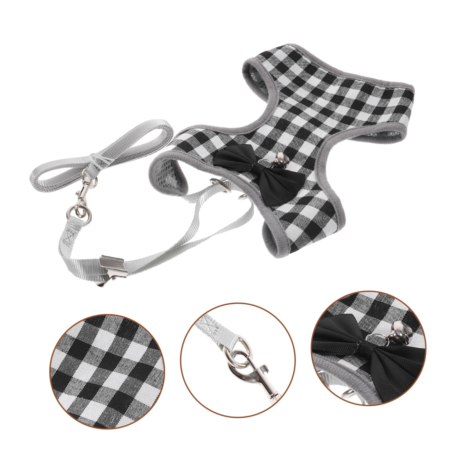 FOMIYES 5sätze Süße Hasenkleidung Mit Geschirr Und Bunny-kostüm Für Kleine Haustiere Bequemes Baumwollmaterial Für Und