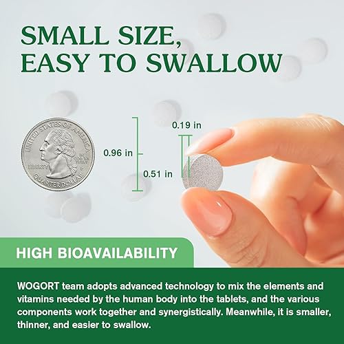 Miniatura 6 de Suplemento de glicinato de magnesio y L-teanina  Apoyo de relajación y cognición  Suplemento de magnesio de 400 mg con L-teanina, GABA, manzanilla,