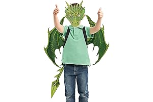 Dragon Wings Costume Children's Props Cosplay Wing Dinosaur Tail Mask Set for Kids