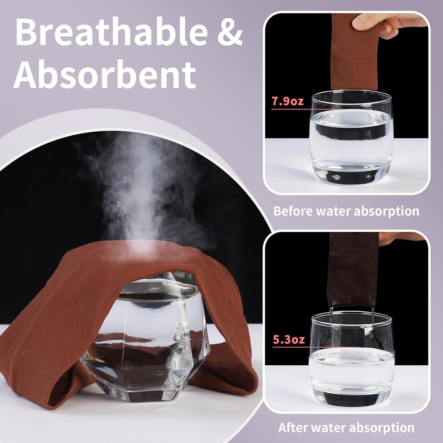 8 Pcs Stretchy Headbands for Women, Absorbed Sport Headband Soft Twist Knotted Hairbands for Daily Life Yoga Workout(Widen) - Image 7