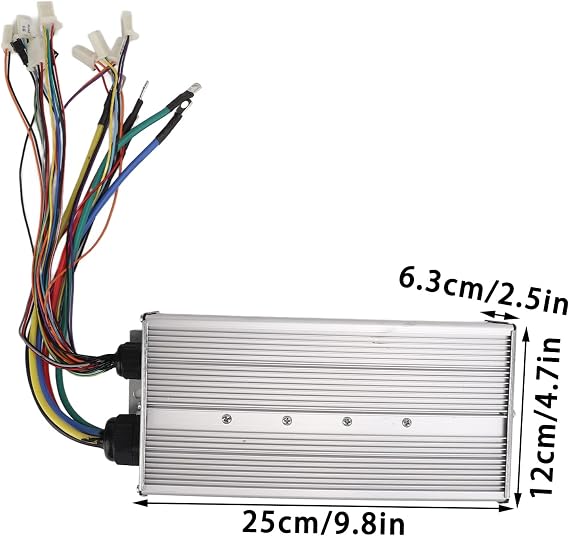72V 3000W Brushless Motor Kit, Electric DC Motor Controller Kit Low Noise High Speed Natural Air Cooling
