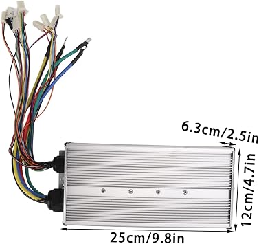 72V 3000W Brushless Motor Kit, Electric DC Motor Controller Kit Low Noise High Speed Natural Air Cooling