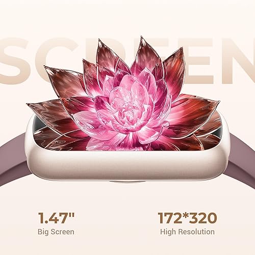 Miniatura 2 de Reloj inteligente con seguimiento de salud y fitness con frecuencia cardíaca 247, oxígeno en sangre, rastreador de sueño, podómetro, 3 bandas