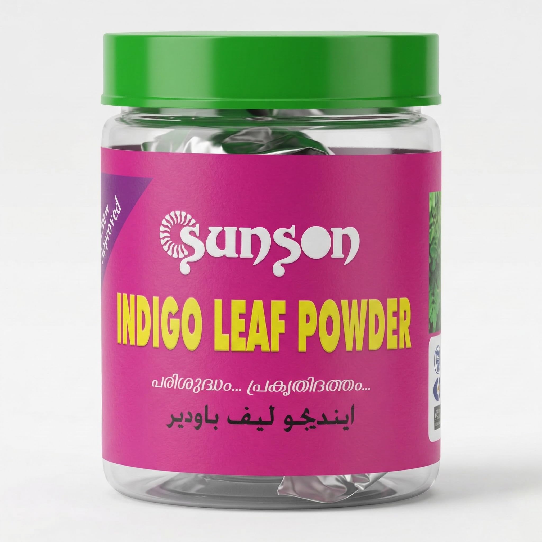 Sunson Indigo Leaf Powder 100g | 100% Natural Herbal Hair Color Powder for Dark Hair & Hair Care-image-22