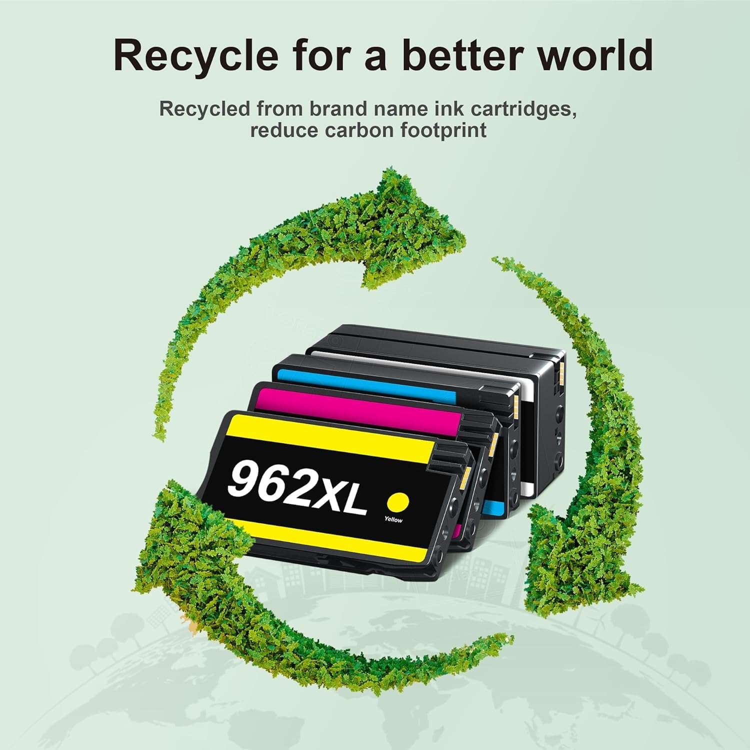 Cartucce 962XL Alta Resa 4 Cartucce D'inchiostro Compatibili HP 962XL - Per Stampanti OfficeJet Pro 9010, 9015, 9020, Alta Resa Pagina Hp 963 XL - Foto 3