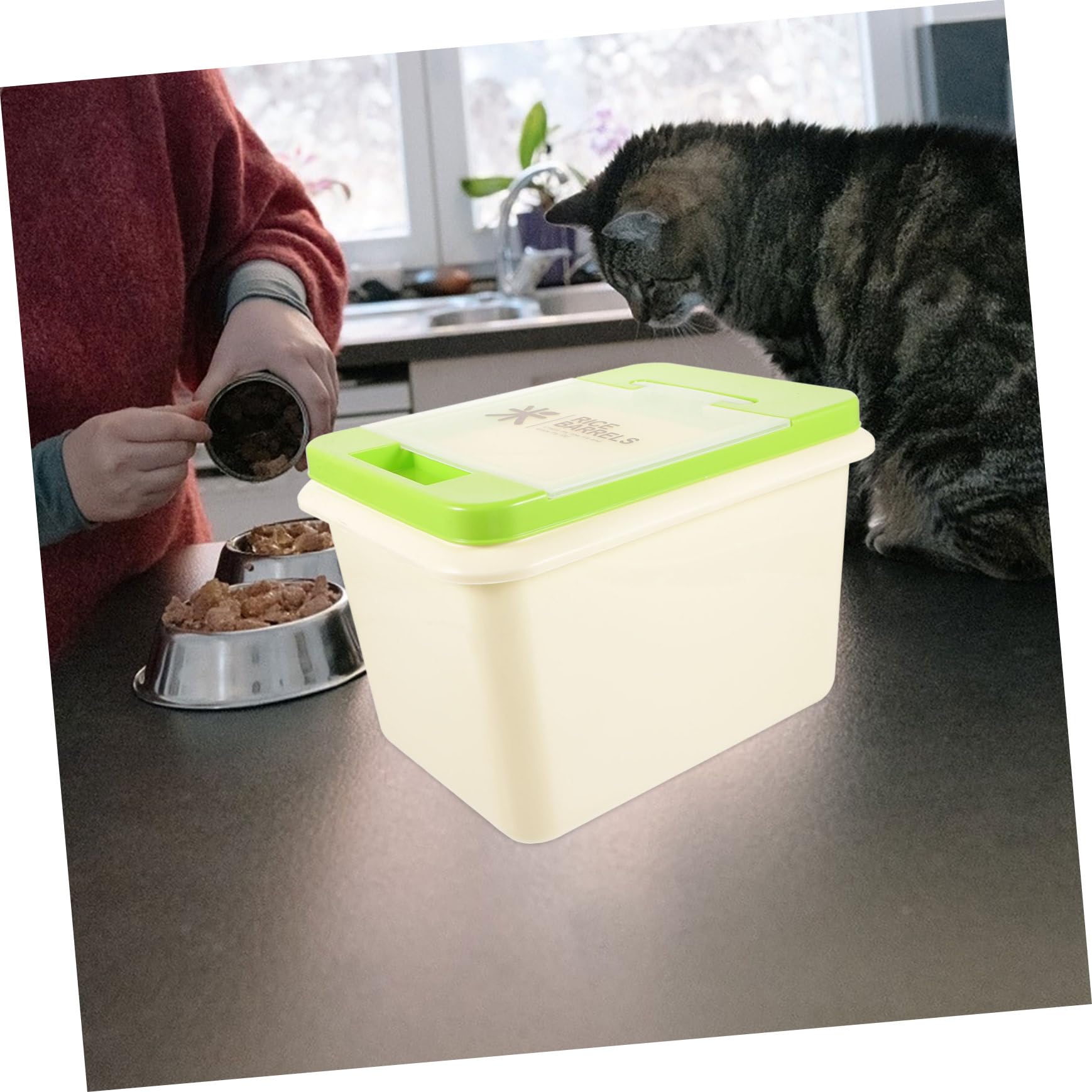 CIYODO Dog Food Box Sealed Lid Large Storage Bucket Odorless Pet Food Container