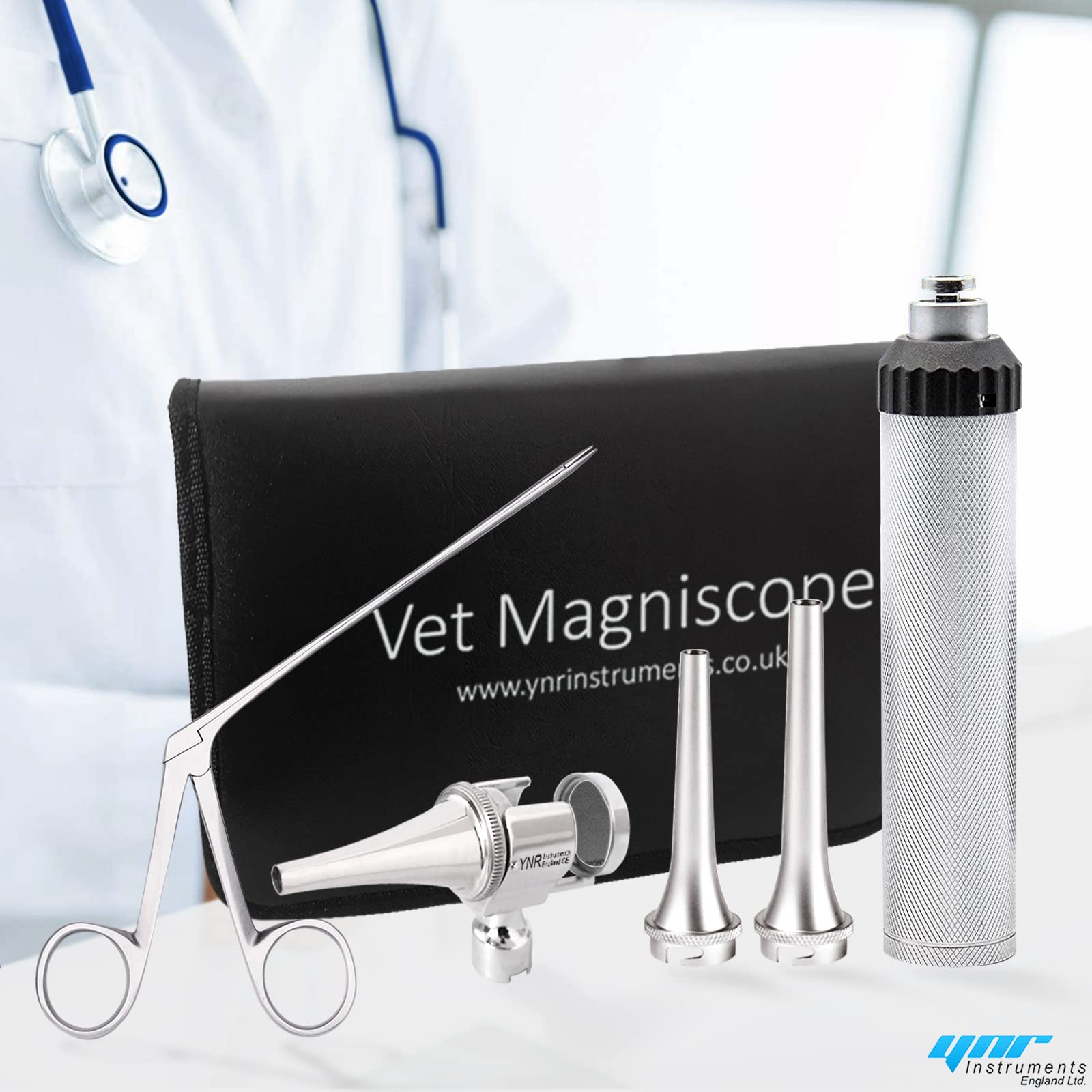 YNR Magniscope vétérinaire opérationnel otoscope speculum ensemble de spéculum vétérinaire diagnostic vétérinaire CE