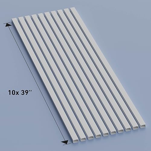 Miniatura 4 de D-Line Canaleta de cables de 32.8 pies, cubierta de cable autoadhesiva, oculta y protege los cables de la superficie, se puede pintar, 10 x 1