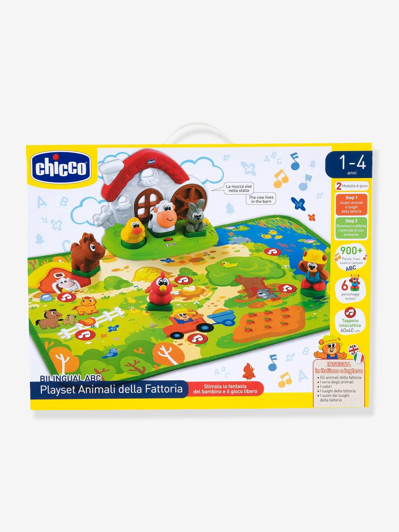 Chicco - Alfombra de Granja bilingüe