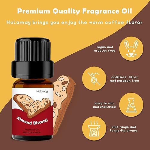 Miniatura 4 de Aceite aromático para hacer velas y jabón, aceites esenciales de aromaterapia de primera calidad para difusor de café expreso, café moca, chocolate,