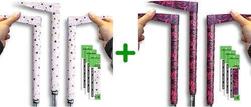 ALIEN PROS Paquete de 6 cintas de envoltura de agarre de golf Lovely Hearts & Fire Mix - ReGrip en 1 minuto