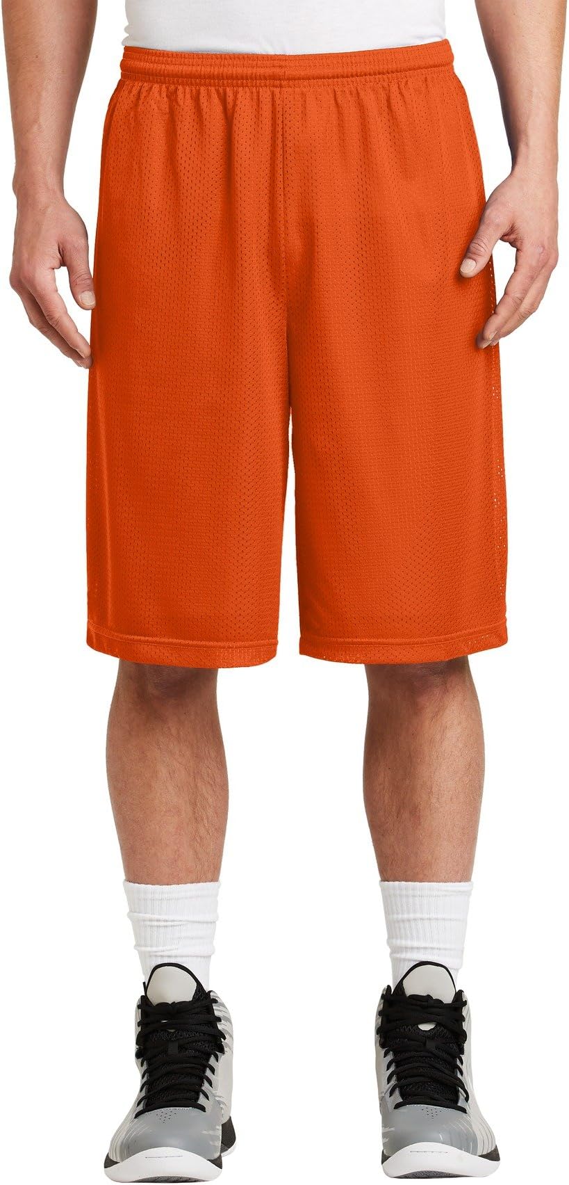 SPORT-TEK Men's Extra Long PosiCharge Classic Mesh Short