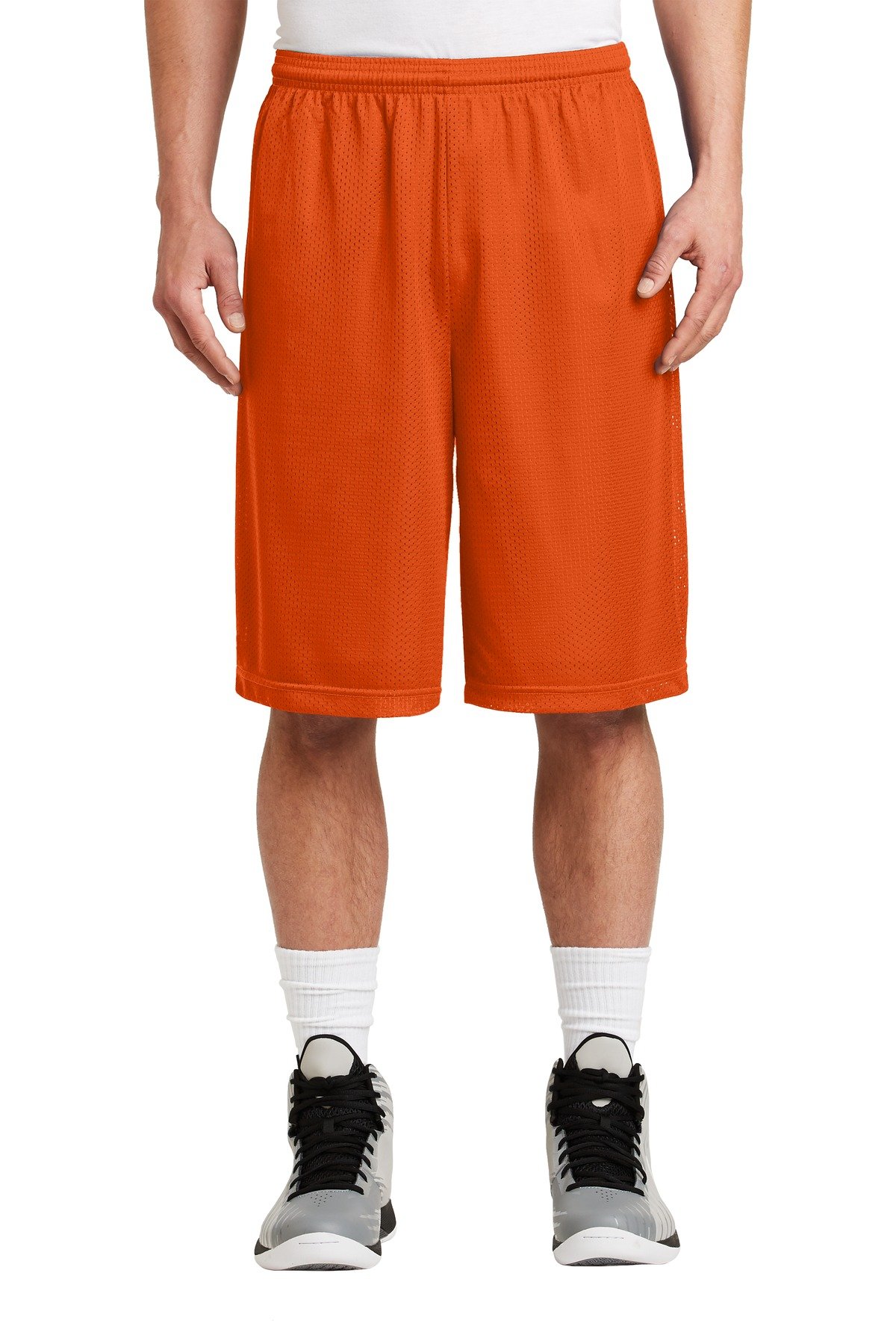 SPORT-TEK Men's Extra Long PosiCharge Classic Mesh Short