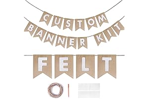 Custom Make Your Own Banner-DIY Banner Kit with Letters