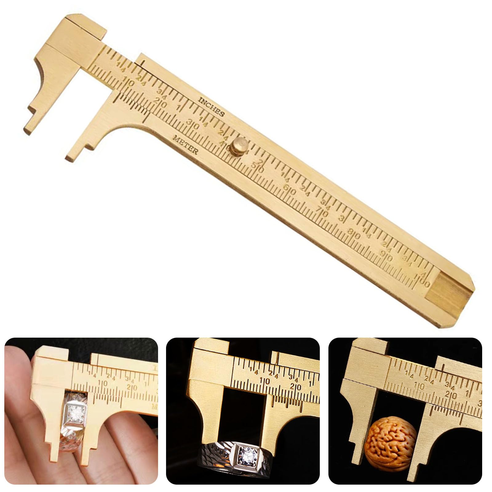 Pocket Caliper Tool - Precise Measurement for Jewelry & Crafts -8