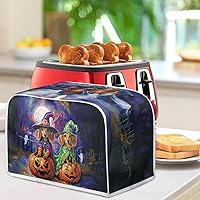 Vista 140 de Marbling Butterfly Print 2 Slice Toaster Dust Cover, Kitchen Small Appliance, Anti Dust and Fingerprint Bread Machine Cover