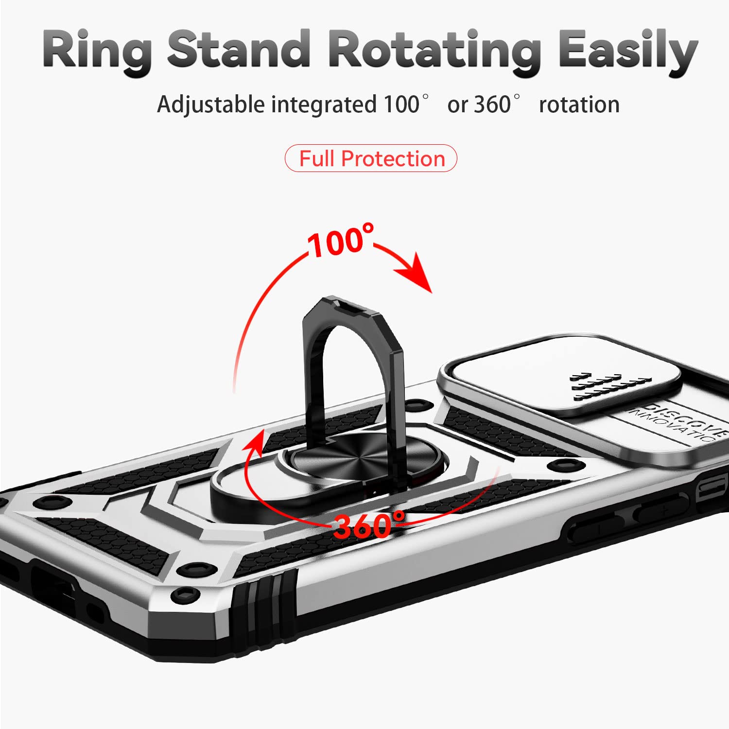 Hitaoyou Custodia per iPhone 12 Pro Max con custodia per fotocamera e