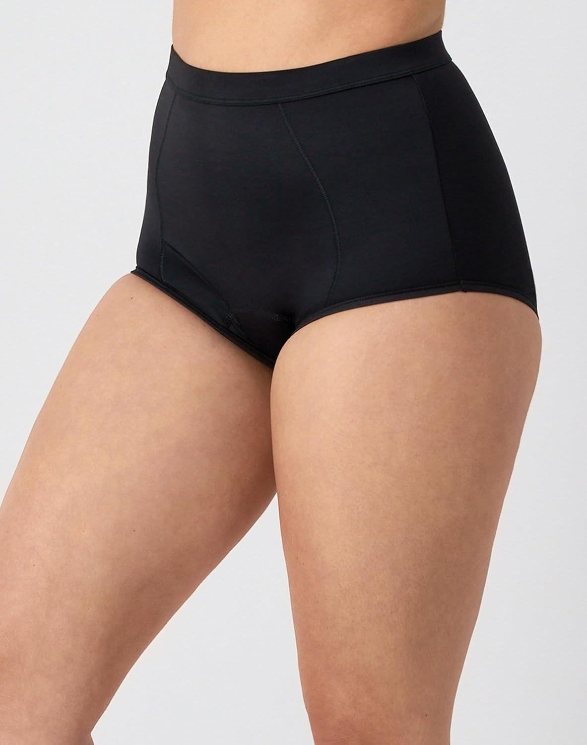 Bali Women's Shaping Brief With Light Leak Protection, Firm Control Shapewear Panties, 2-pack