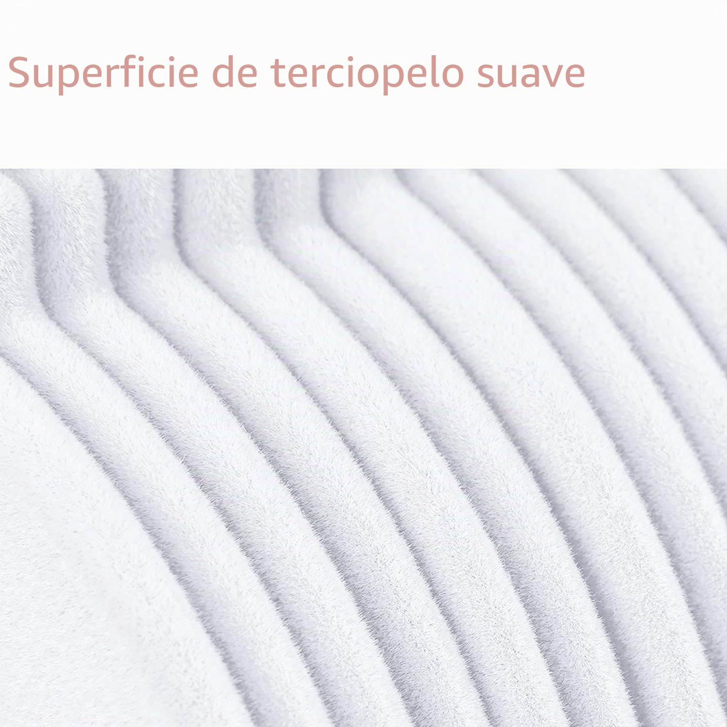 ManGotree 32 Perchas de Terciopelo para Niños de 35 cm, Ultrafinas Con Gancho Giratorio de 360°, Antideslizantes de Fieltro para Jóvenes, Resistentes y Duraderas (Blanco)