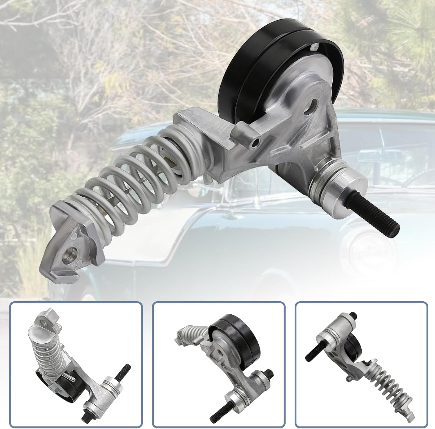 25195388 Drive Belt Tensioner Assembly, Replacement for Chevy Trax Sonic Cruze Limited Buick Encore 1.4L, Replace# 55565236