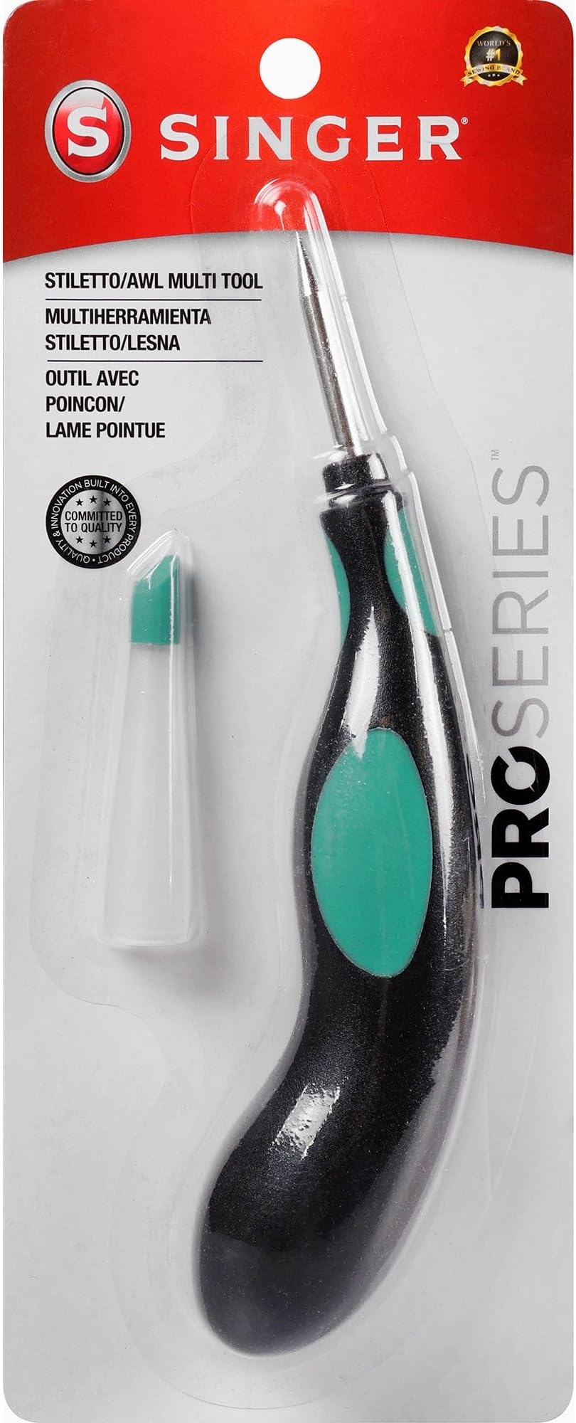 Singer57344 ProSeries Sewing Multi-Tool Stilletto Awl, Teal