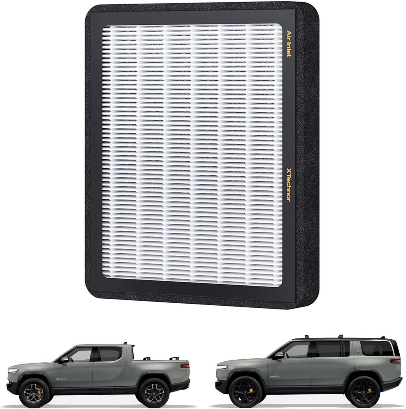Rivian R1T R1S Air Filter HEPA with Activated Carbon Cabin Air Filter Replacement