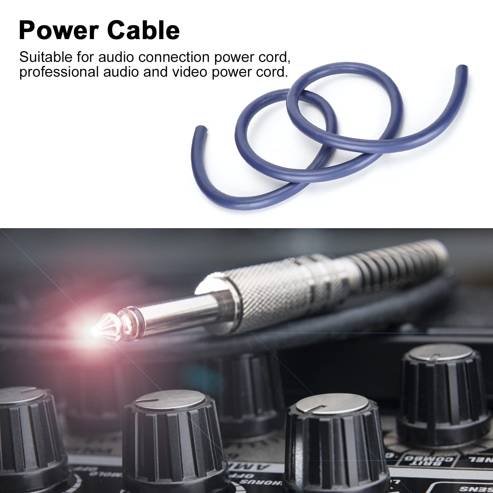 Cable de Alimentación Cable de Alimentación de CA de Cobre Grueso y Duradero para Profesional 1,5 M