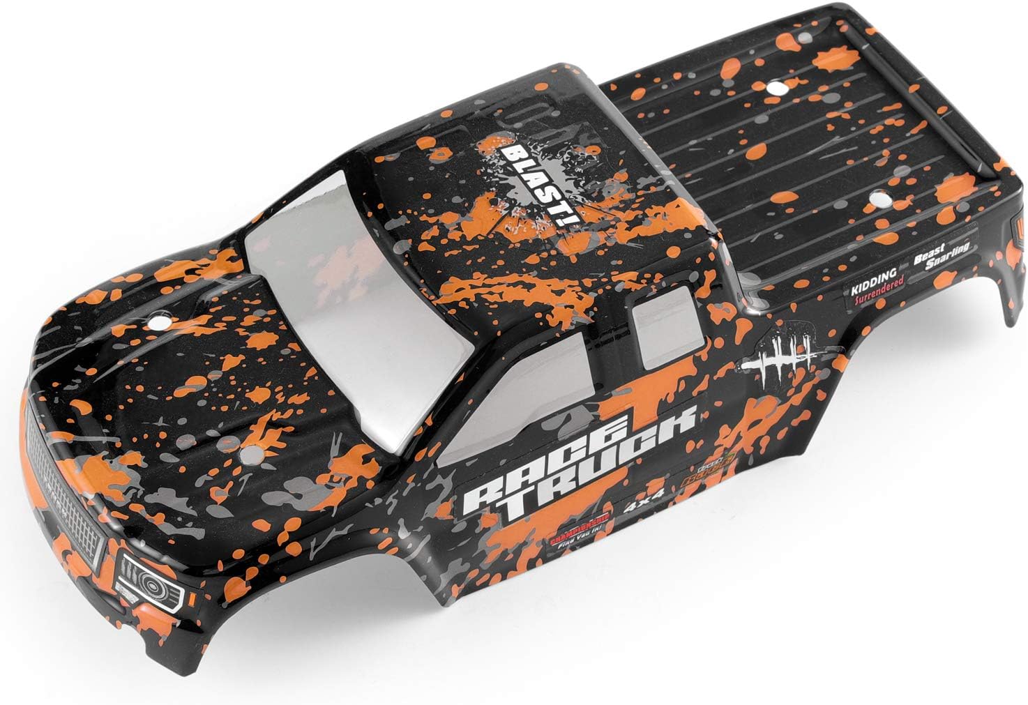 HAIBOXING RC Car Spare Parts,1/18TH Trcuk Body Shell Orange or Green Apply to 2020 New Version 18859,18858 (Green)
