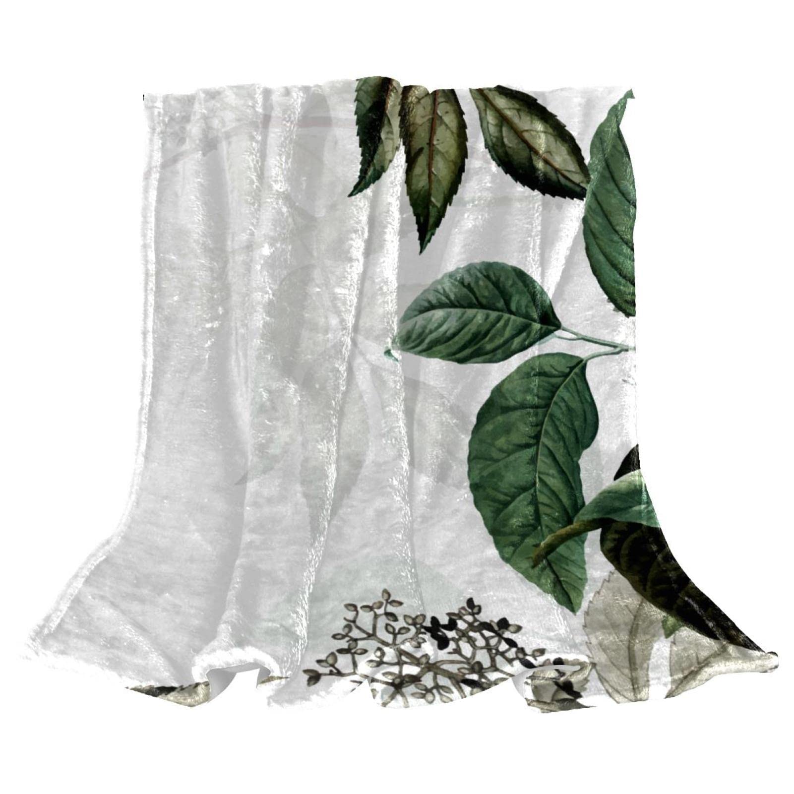 Jeté de lit en polaire motif printemps plaid canapé pelucheux et couvre-lit léger