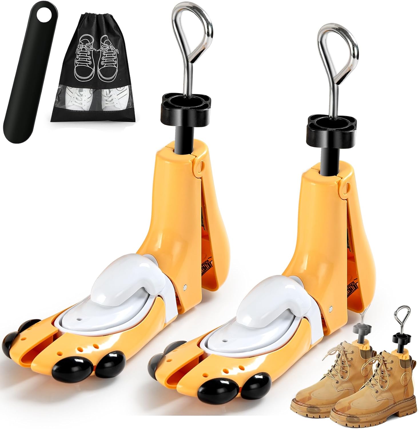 Shoe Stretcher Women Men, Boot Stretcher Men, Shoe Tree Adjustable Width Length for Wide Feet