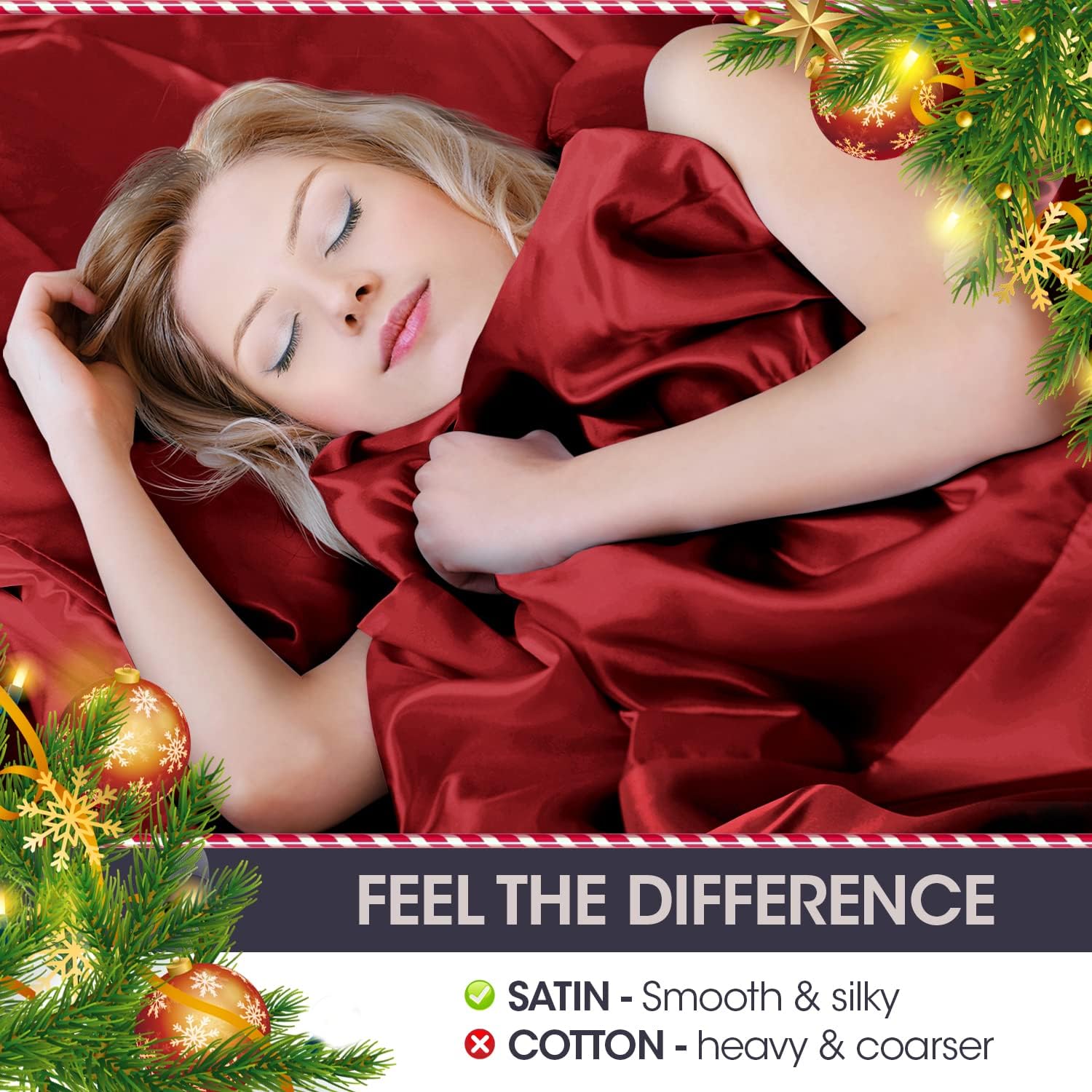 Satin Sheets Queen Size (4 Pieces, 8 Colors), Silky Satin Sheet Set -Satin Bed Set with 2 Pillowcase, Satin Fitted Sheet - Grey Satin Sheets, Satin Bed Sheets Queen Set, Satin Bedding Set : Home & Kitchen