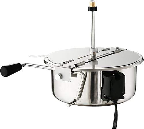 Miniatura 7 de Great Northern Popcorn 6015 Lincoln Top - Máquina para palomitas de maíz de 8 onzas estilo antiguo de bar Negro