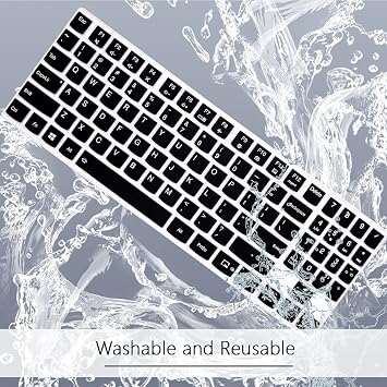English Keyboard Cover for Lenovo Legion 15.6/17.3 Inch Gaming Laptop