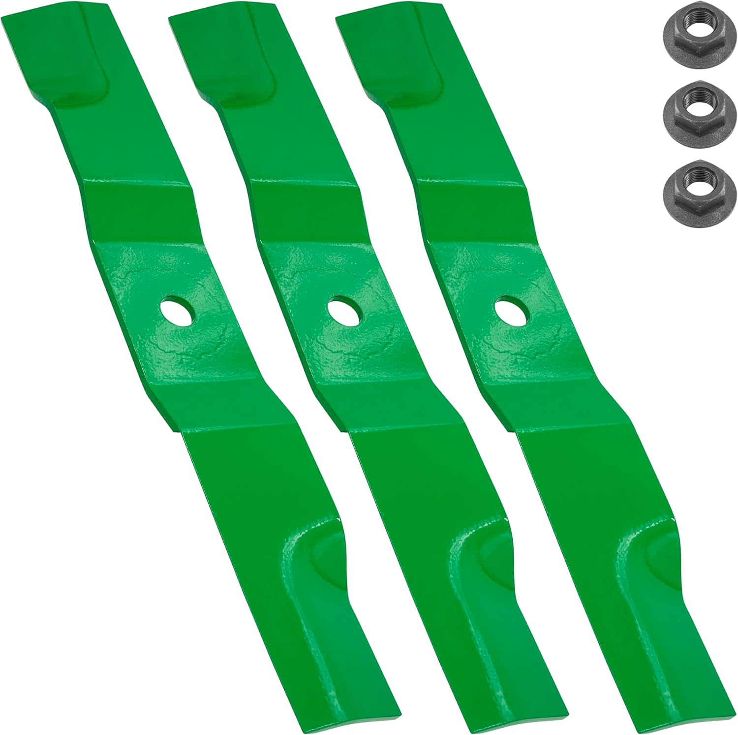 Caltric 42" Deck Blade with Nut Compatible with Gravely ZTX42 ZTXL42 / Ariens Ikon-X 42 / Ikon-XL 42