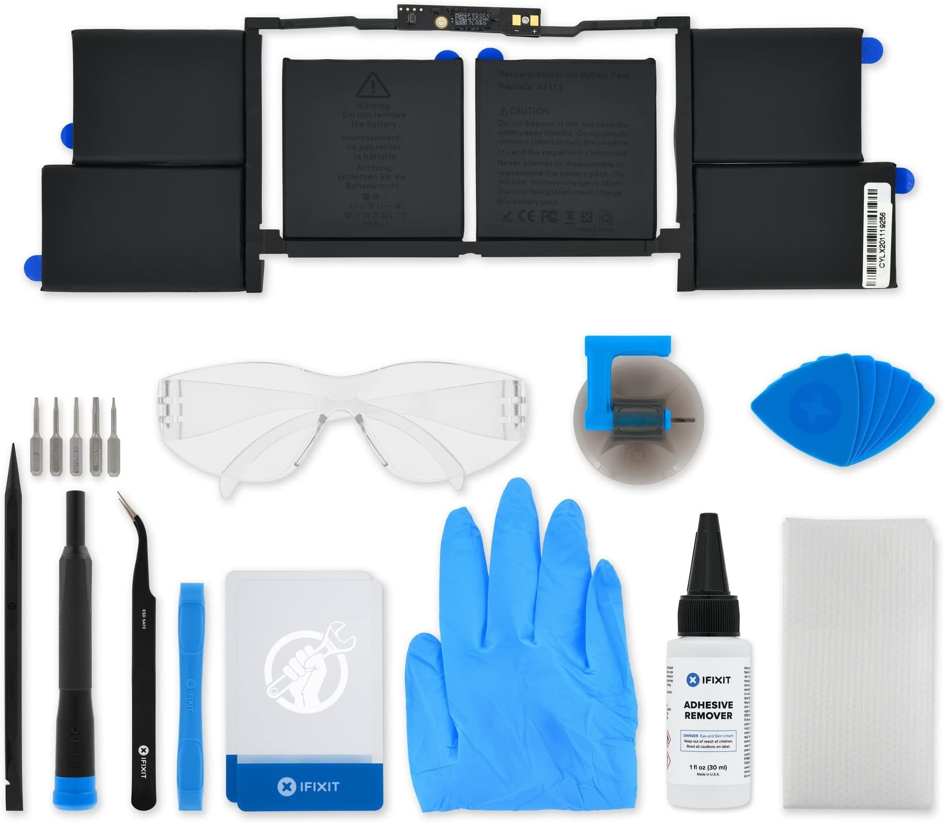 iFixit Battery Compatible with MacBook Pro 16" (2019) - Repair Kit