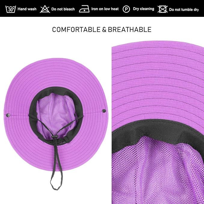 3 piezas sombreros de ala ancha para mujer con coleta miniatura 7