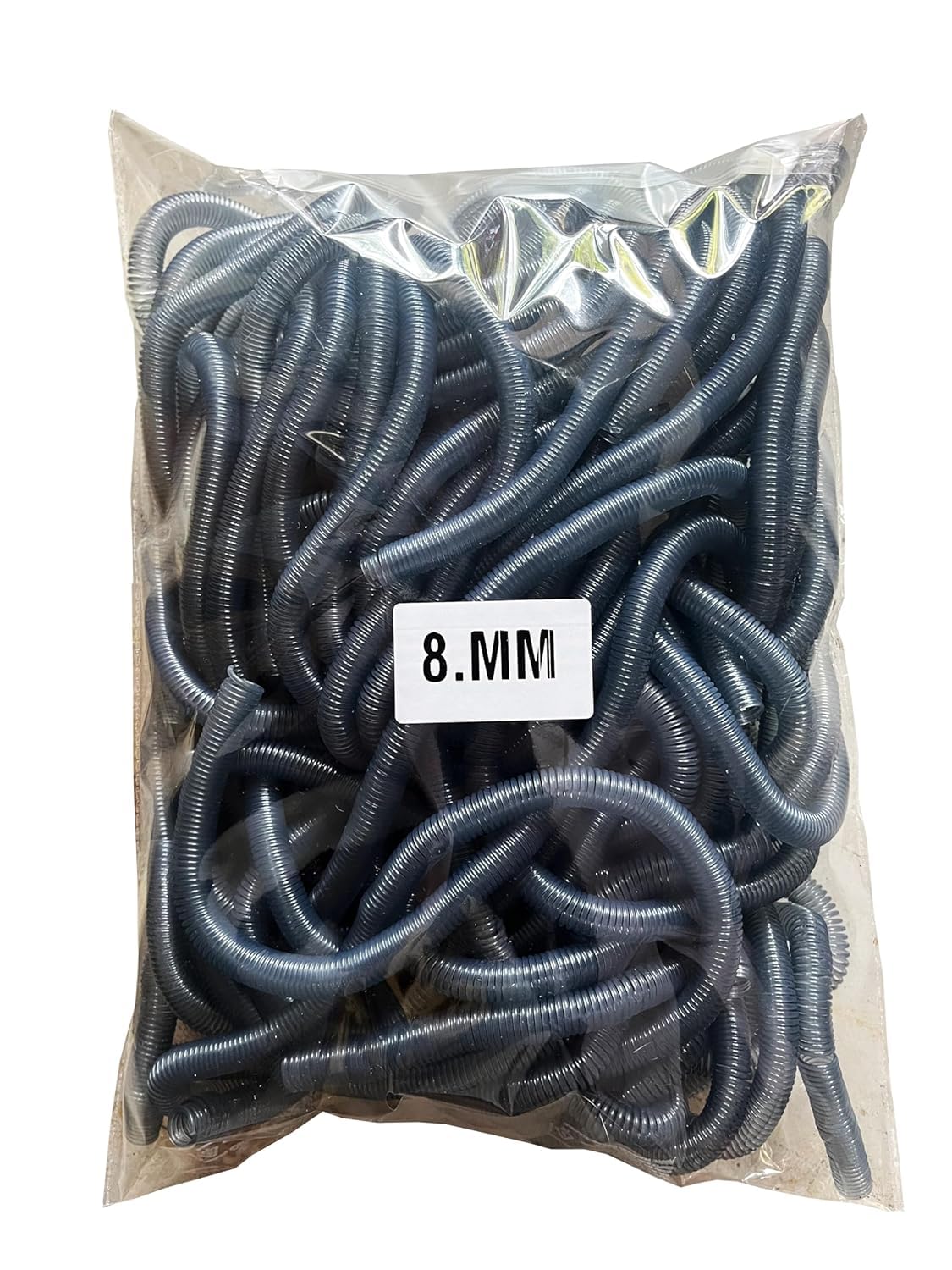 MOMAD Transparent Heavy Quality Plastic Spiral Binding Ring/Coil/Plastic Spiral Ring (8 MM)