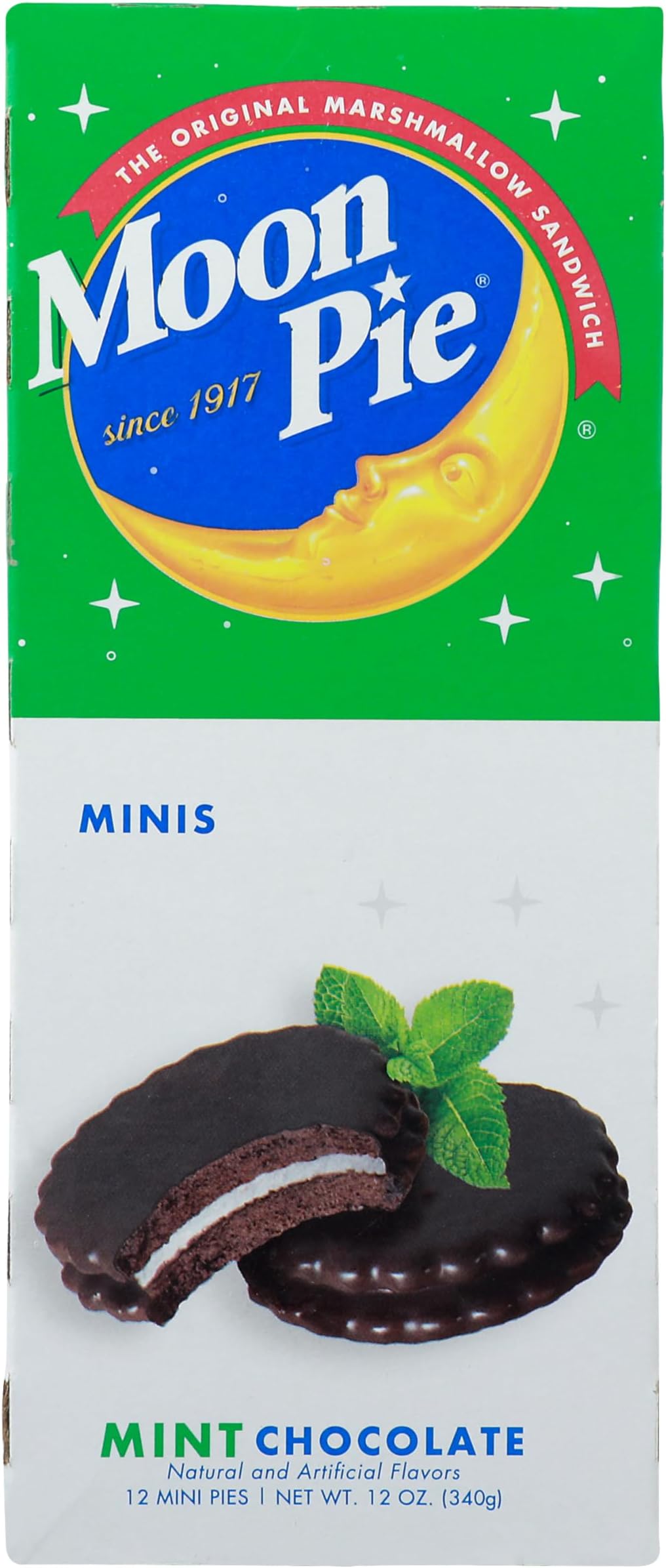 Mint Chocolate Moon Pie Minis