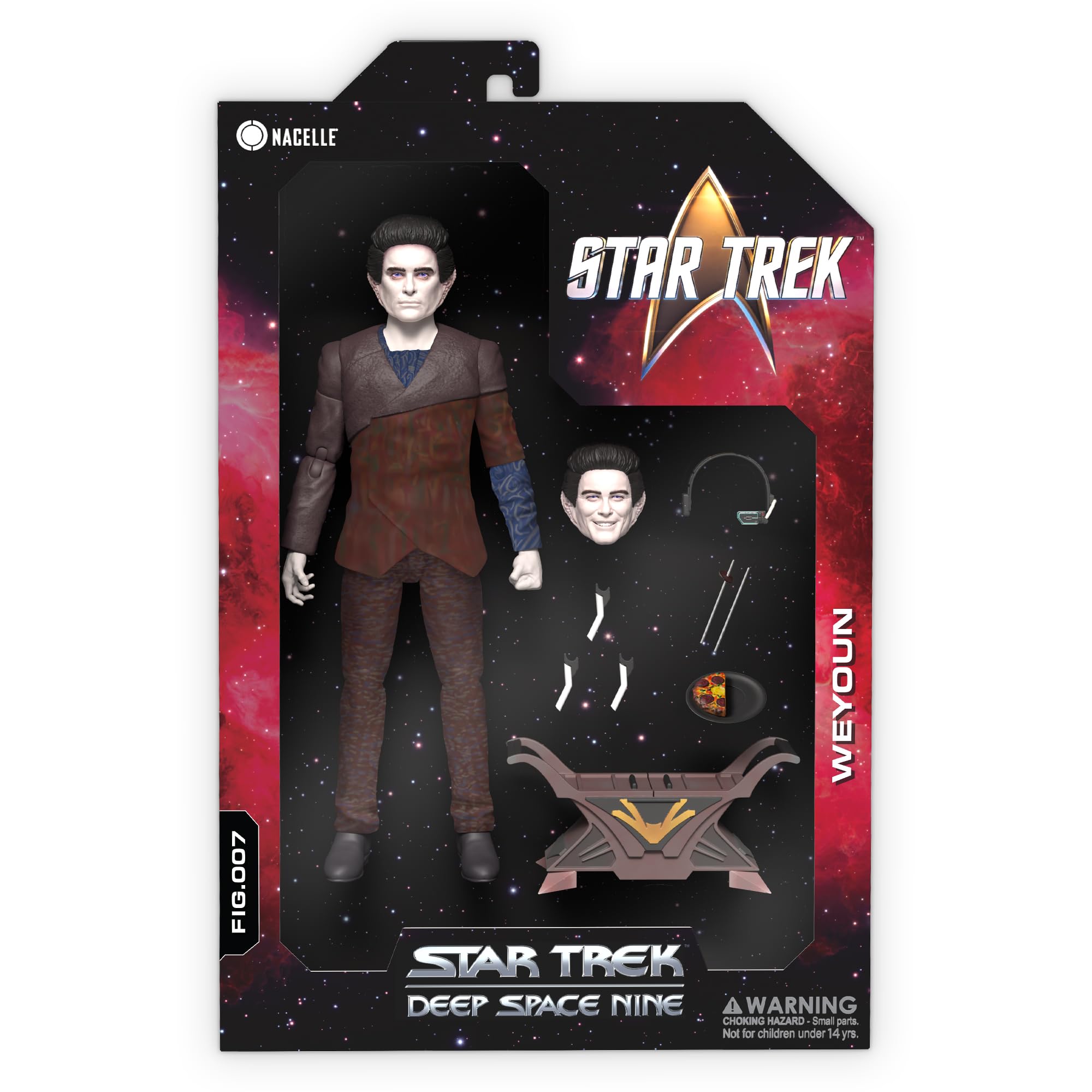 Star Trek Weyoun, Deep Space Nine, escala 1/10, figura de acción coleccionable