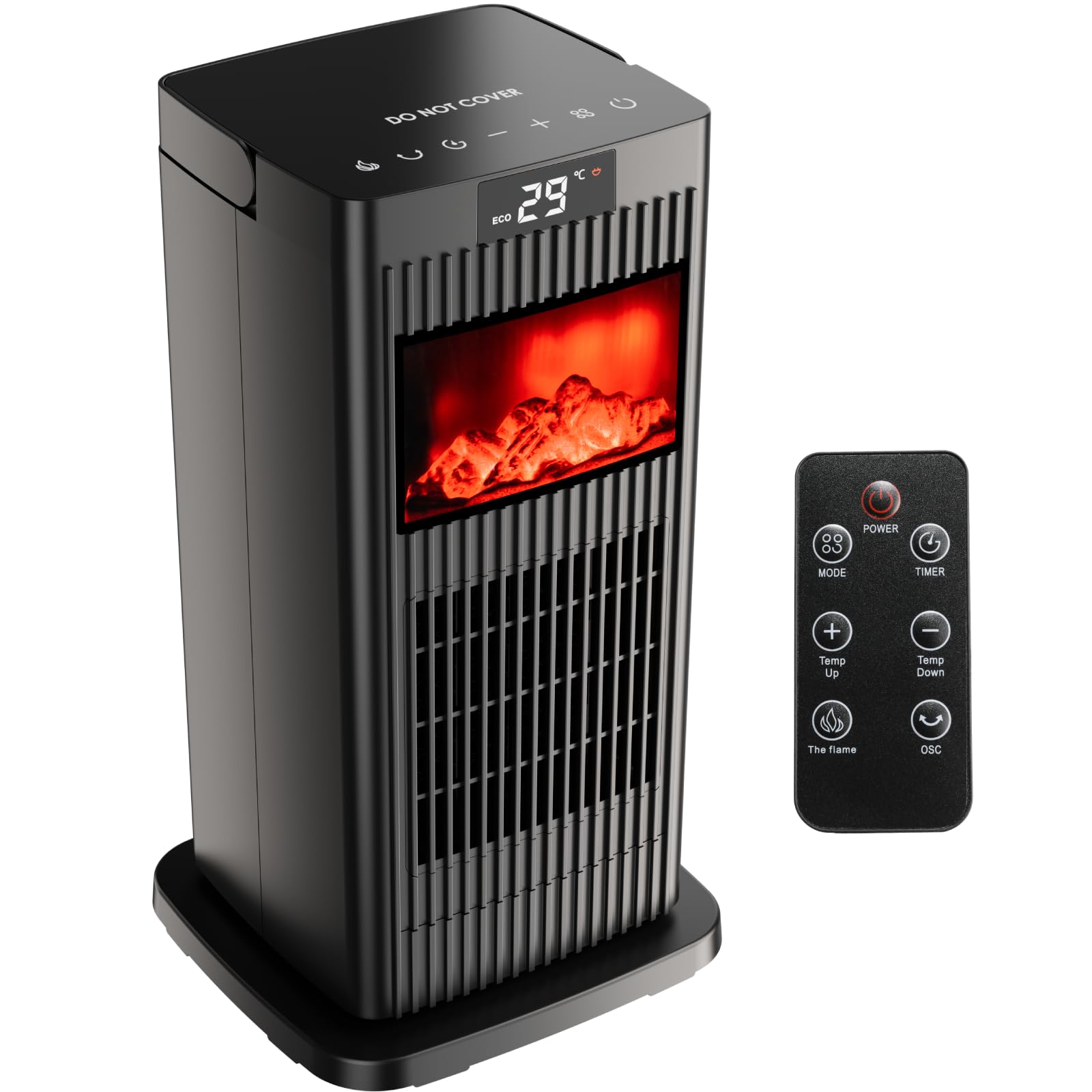 Termoconvettore Elettrico Innoliving INN-578 – 2000W, 3 Potenze Regolabili, Termostato, Turbo, Silenzioso E Compatto