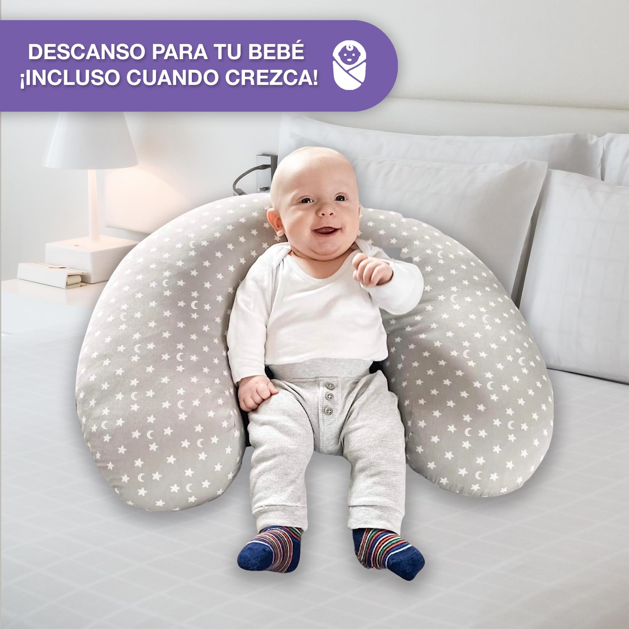 Cojin De Lactancia Almohada Para Embarazadas ¡Dulces Sueños Con