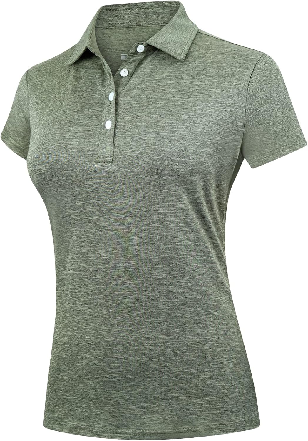 MAGNIVIT Camisas polo de golf ligeras de 4 botones para mujer, de secado rápido, atléticas