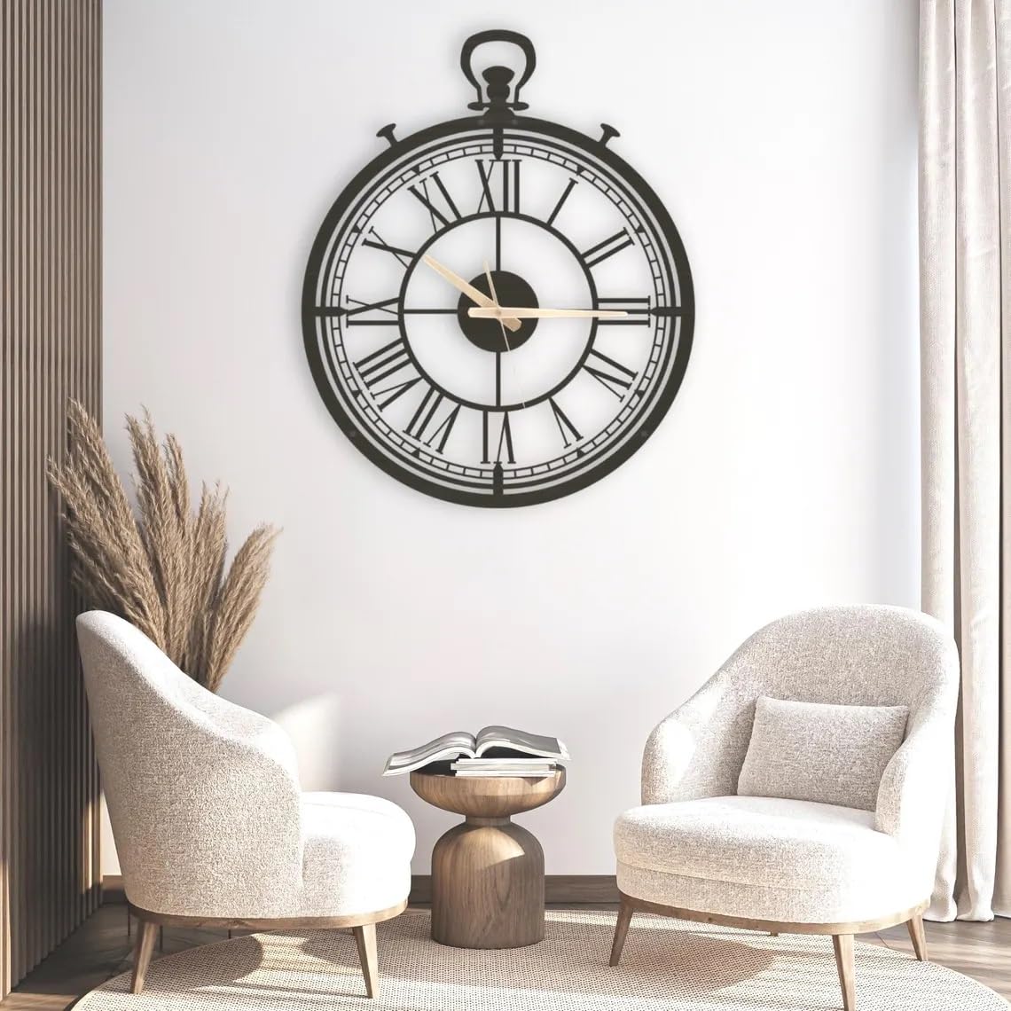 Designer Metal Wall Clock - Antique Style -7 Designer Metal Wall Clock - Antique Style -7