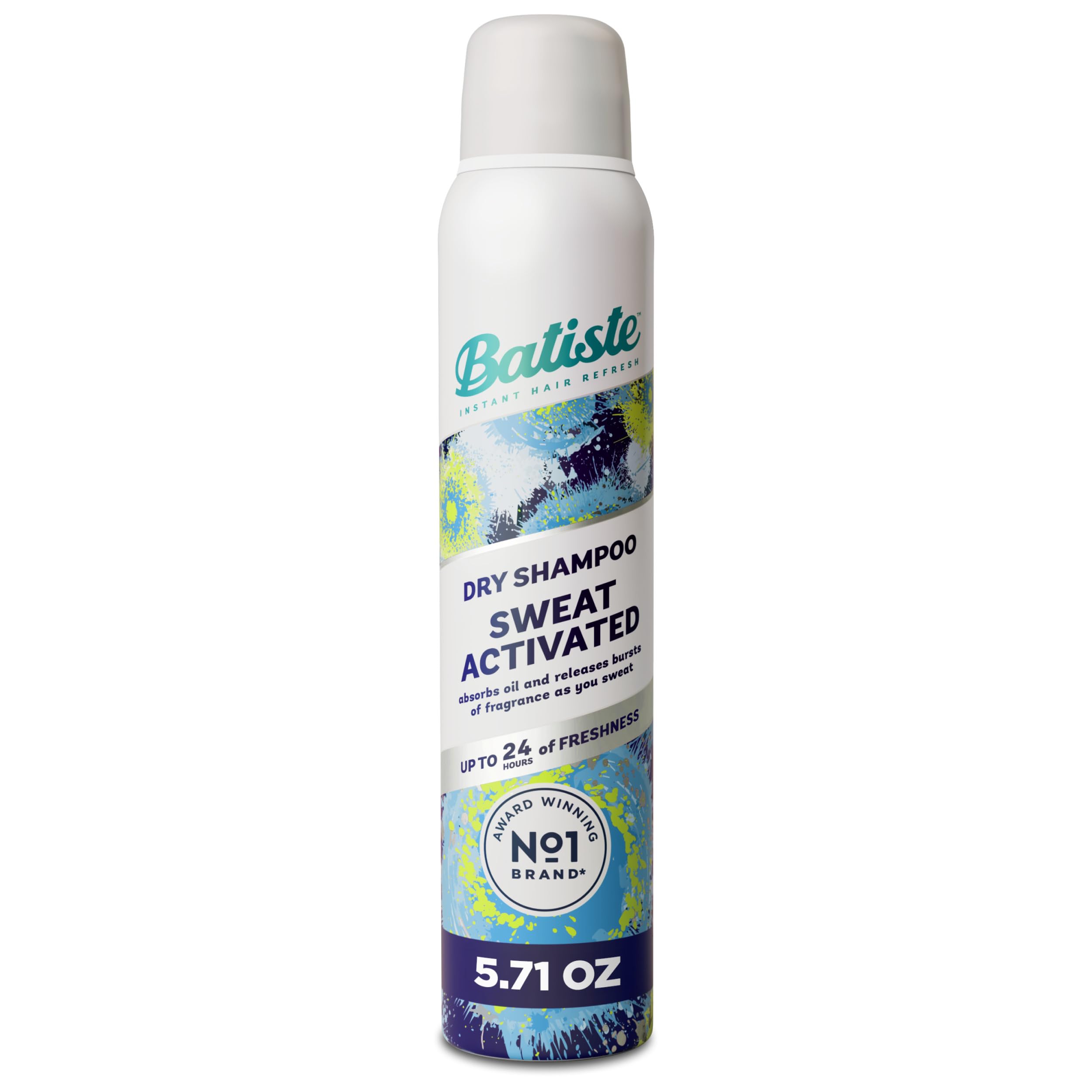 Batiste Dry Shampoo Sweat Activated with Sweat Absorbing Technology 5 71 OZ
