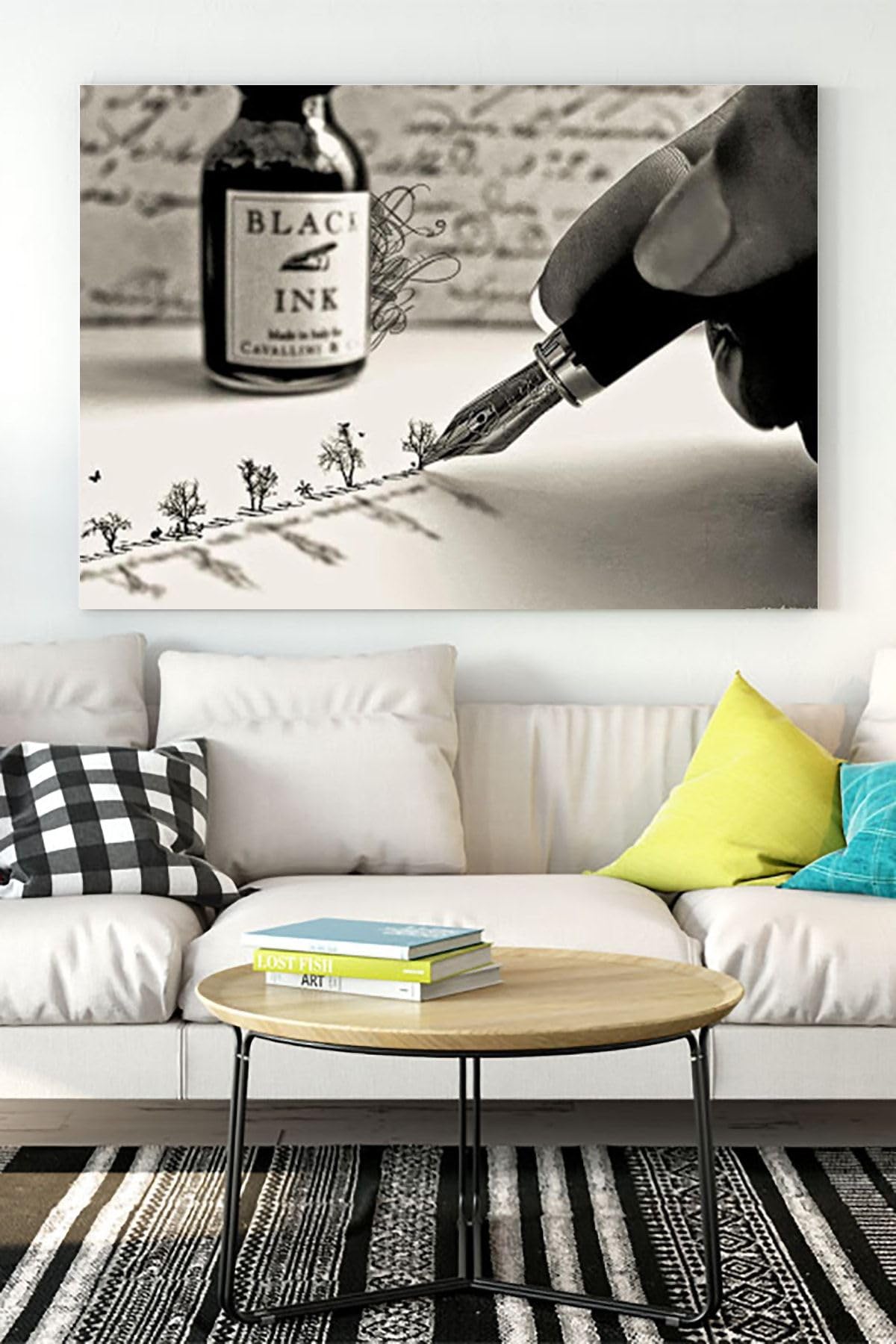 Postermanya (pster15900) El Yazısı Kanvas Tablo 30 x 40